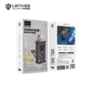 پاوربانک 10هزار میلی آمپر – لنیز مدل  LenYes PX158D – با توان 22.5 وات