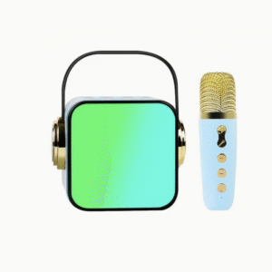 خرید اسپیکر قابل حمل مدل ZX-03 کارائوکه | همراه با میکروفون بی‌سیم، بلوتوث، فلش، رم و نور LED | مناسب مهمانی و تمرین خوانندگی